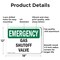 Signmission Gas Shutoff Valve, 18 in W x Rectangle, Aluminum OS-2PACK-EM-A-1218-L-10386 - alternate 8